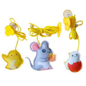 Interactive Hanging Pet Toy Rope Mouse Simulation