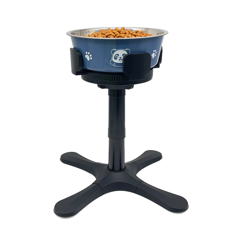 Pet Adjustable Height Anti Tumble Bowl Stand Feeder