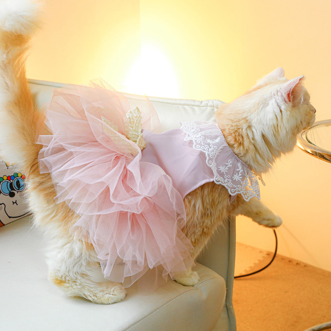 Pet Lace Clothing Elegant Pet Apparel