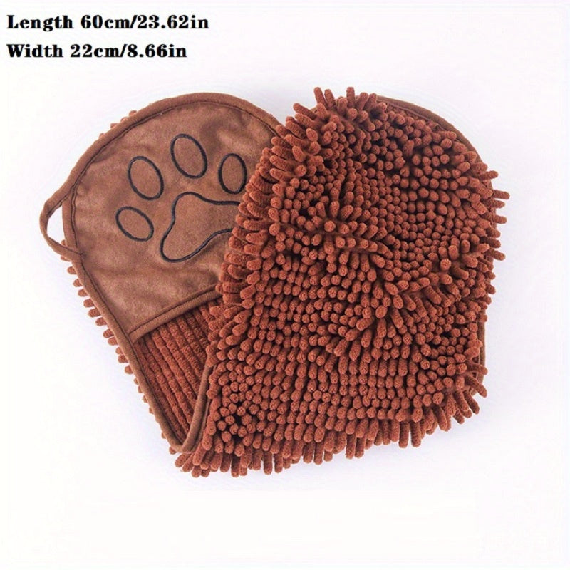 Microfiber Absorbent Quick Dry Pet Towel With Pockets