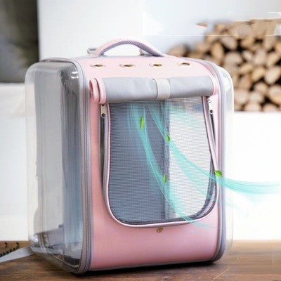Pet Portable Cat Travel Backpack Carrier Bag