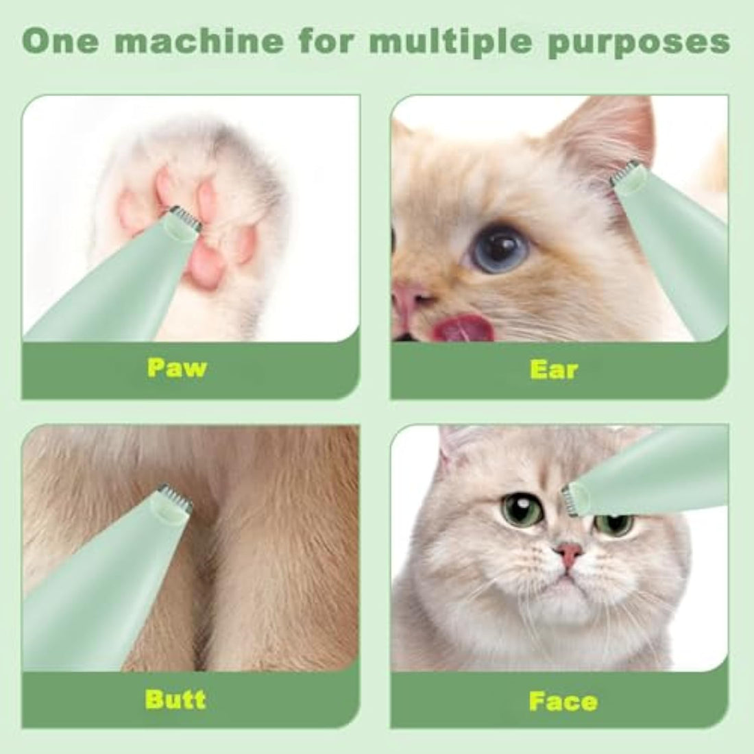 Rechargeable Pet Paw Trimmer Ergonomic Grooming Tool