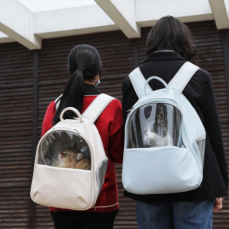 Pet Astronaut Backpack Heating Ventilated Portable Carrier Bag
