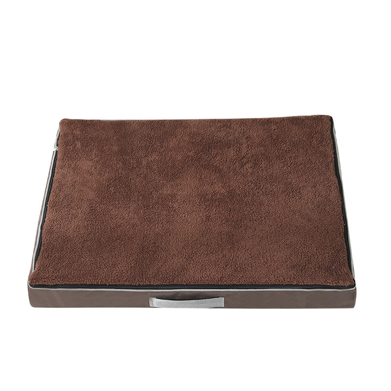Large Plush Memory Foam Pet Bed Washable NonSlip Mattress