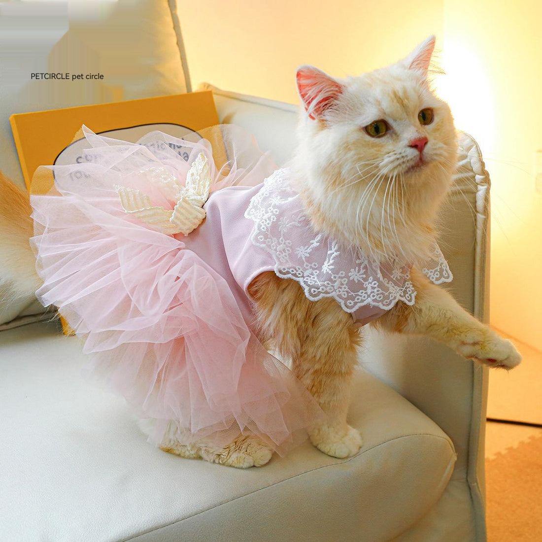 Pet Lace Clothing Elegant Pet Apparel