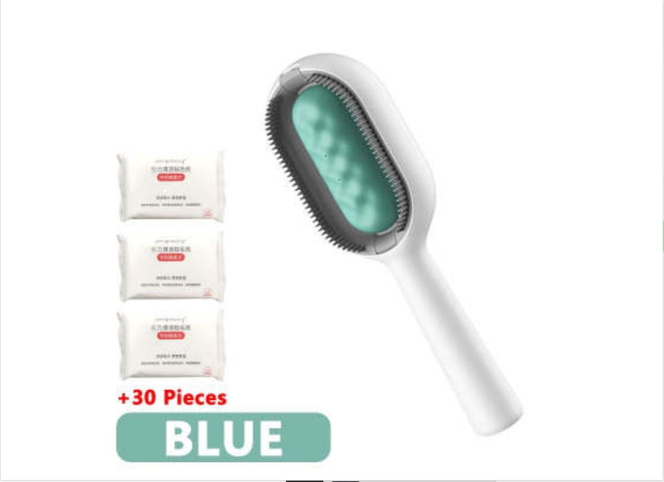 Pet Grooming Dematting Brush Hair Removal Cleaning Tool