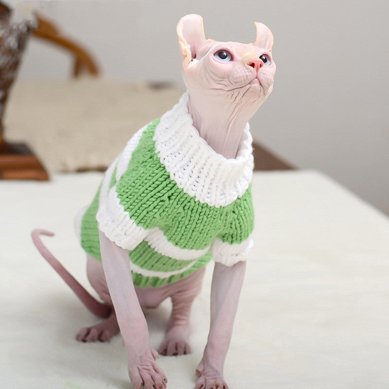 Pet Hairless Warm Sweater Clothing Apparel