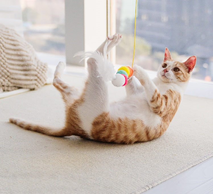 Interactive Hanging Pet Toy Rope Mouse Simulation