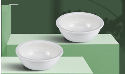 Pet Ceramic Food Bowl Neck Protection Feeding Dish