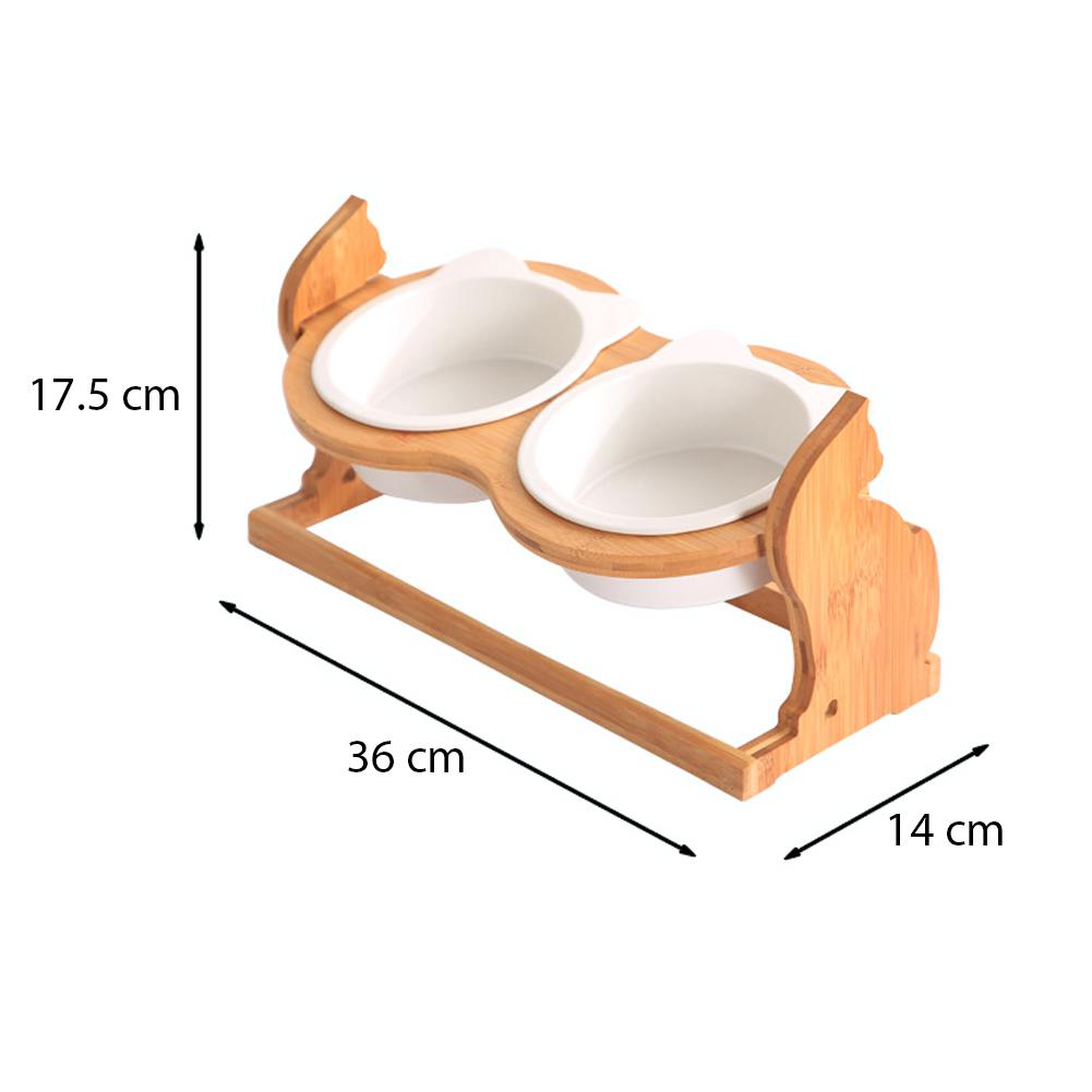Pet Food Bowl Feeding Dish