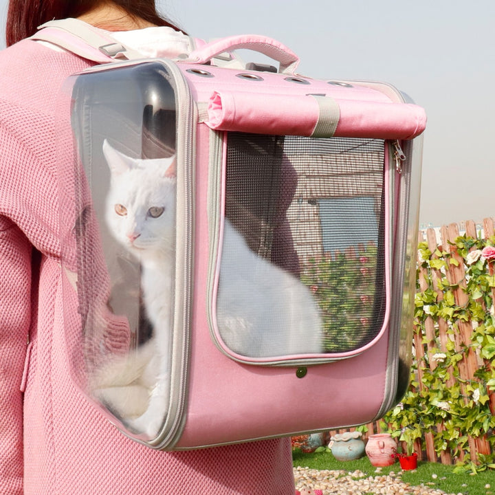 Pet Portable Cat Travel Backpack Carrier Bag