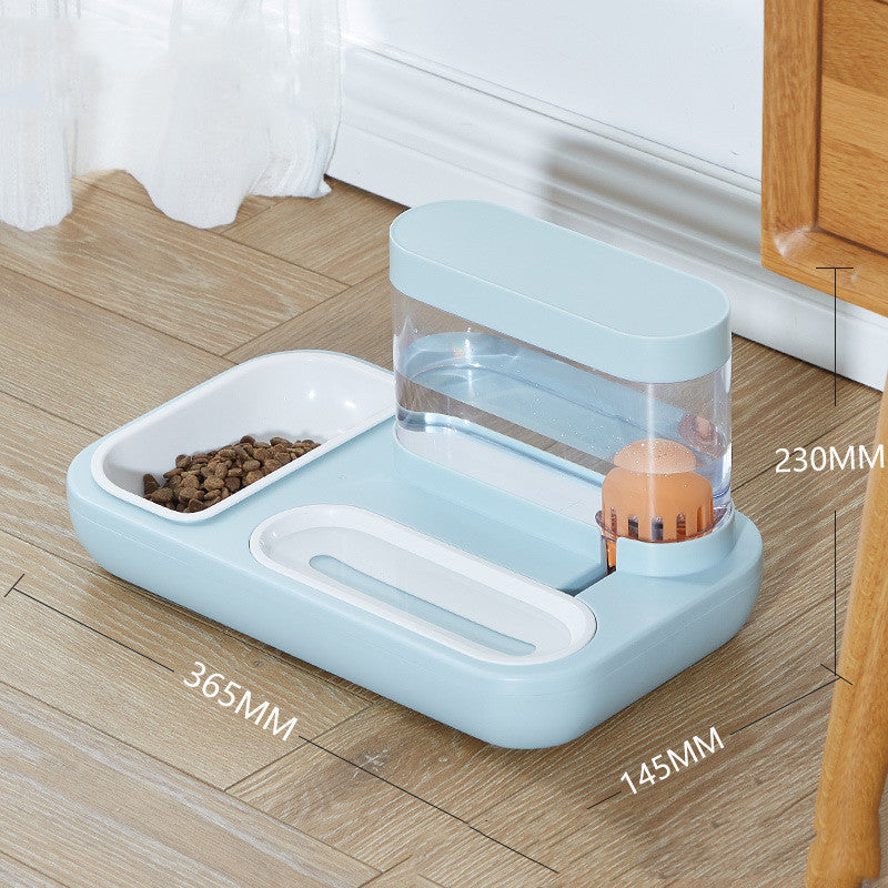Anti Overturning Pet Automatic Drinking Fountain Feeding Bowl
