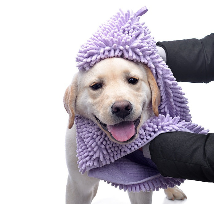 Absorbent Pet Bath Towel Quick Drying Pet Cloth