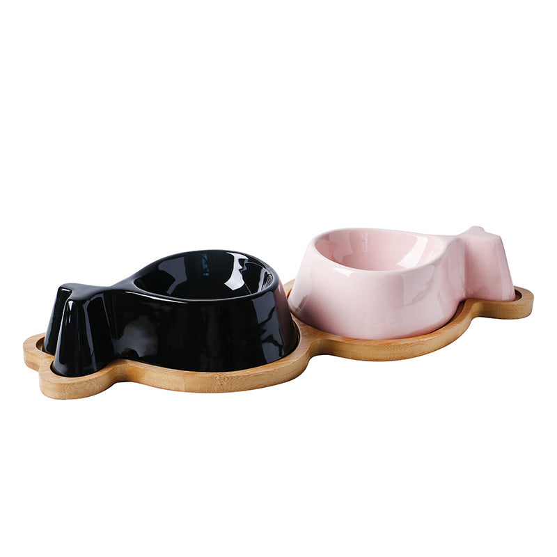 Pet Fish Bowl Wooden Stand Aquarium Tank