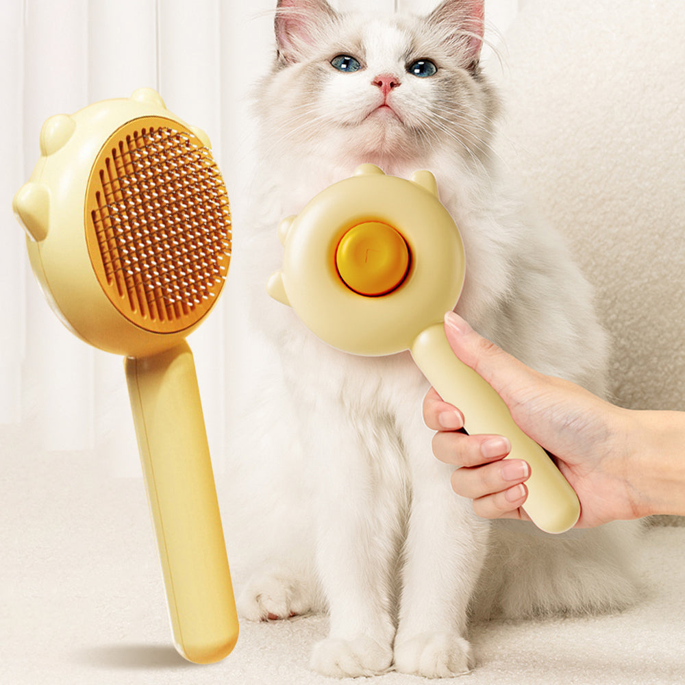Pet Grooming Massage Comb Hair Removal Cleaning Tool