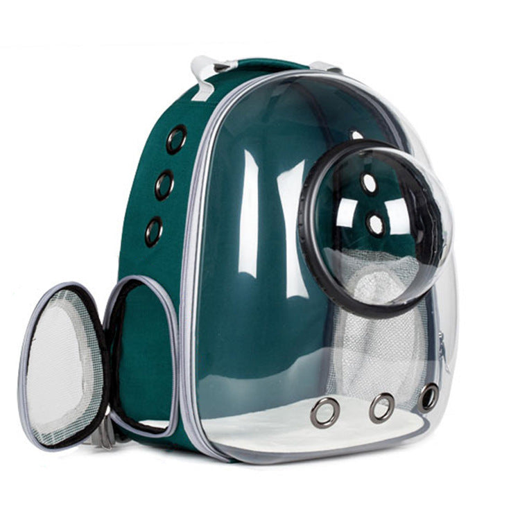 Pet Transparent Skylight Breathable Large Capacity Backpack Carrier