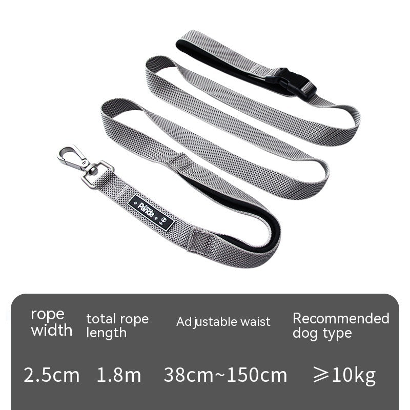 Multifunctional Pet Running Traction Leash