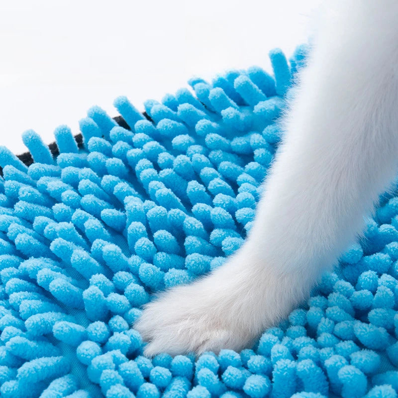 Microfiber Absorbent Quick Dry Pet Towel With Pockets
