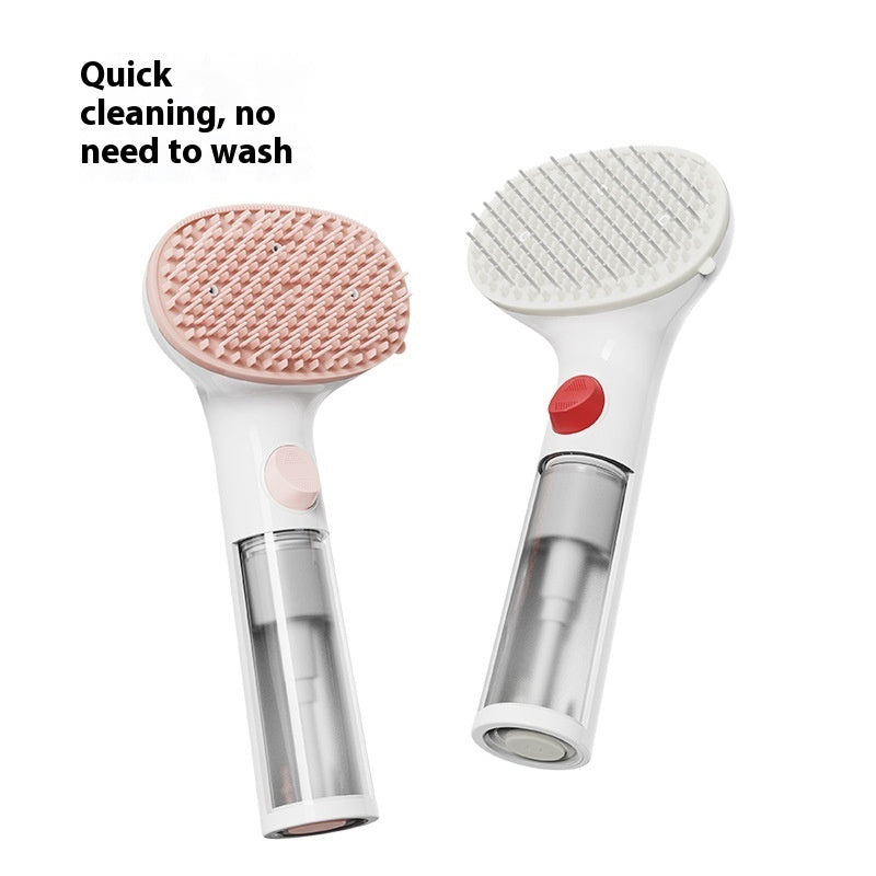 3 In 1 Pet Steam Grooming Hair Removal Comb Brush