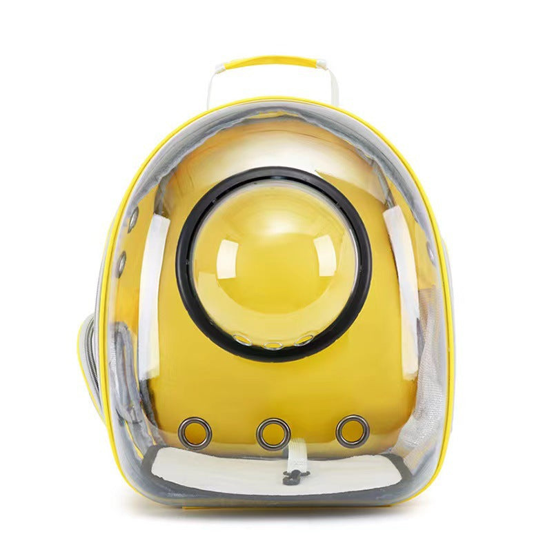 Pet Transparent Skylight Breathable Large Capacity Backpack Carrier
