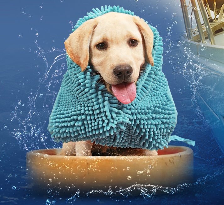 Absorbent Pet Bath Towel Quick Drying Pet Cloth