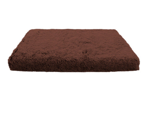 Plush Square Pet Bed Memory Foam Deep Sleep Sofa Bed