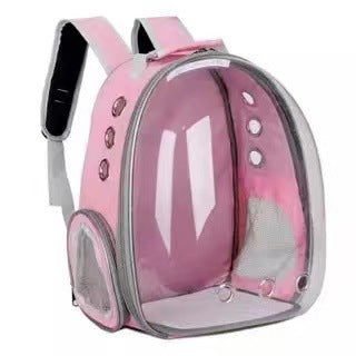 Transparent Space Pet Backpack Portable Carrier Bag
