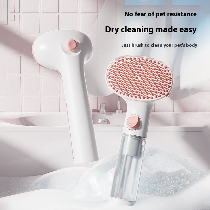 3 In 1 Pet Steam Grooming Hair Removal Comb Brush