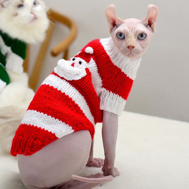 Pet Hairless Warm Sweater Clothing Apparel