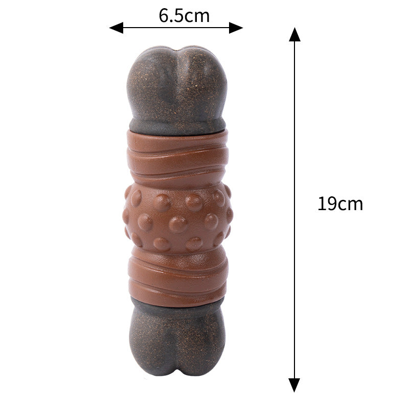 Durable Indestructible Pet Chew Toy Bacon Flavor Large Breed