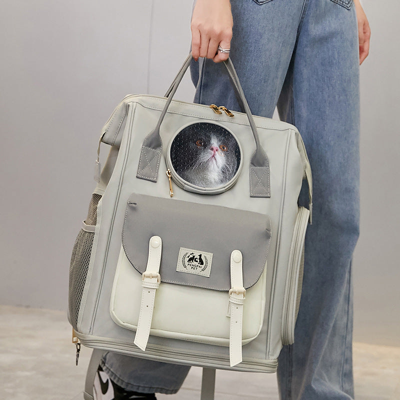 Pet Large Capacity Breathable Portable Backpack Carrier