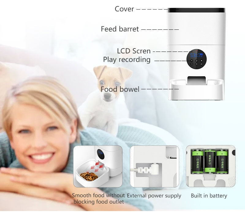 Automatic WiFi Pet Feeder Feeding Machine For Pets