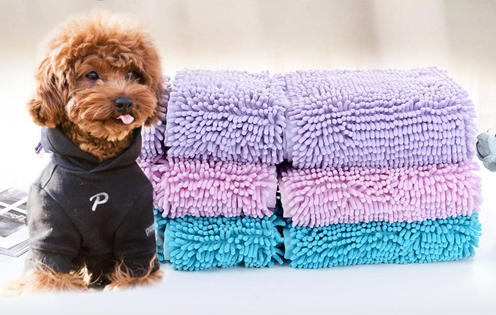 Absorbent Pet Bath Towel Quick Drying Pet Cloth