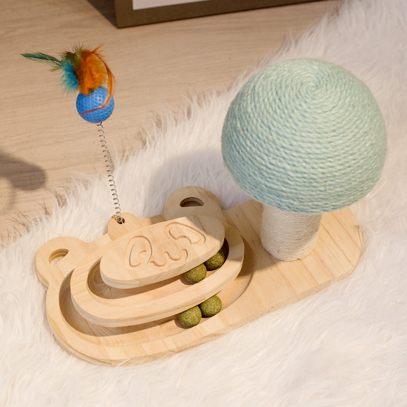 Interactive Pet Scratcher Maze Ball Toy