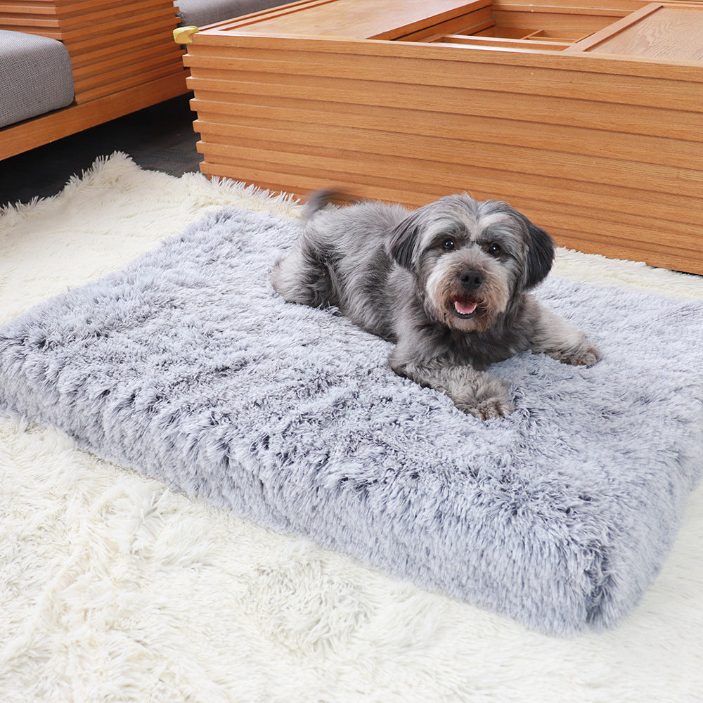 Plush Square Pet Bed Memory Foam Deep Sleep Sofa Bed