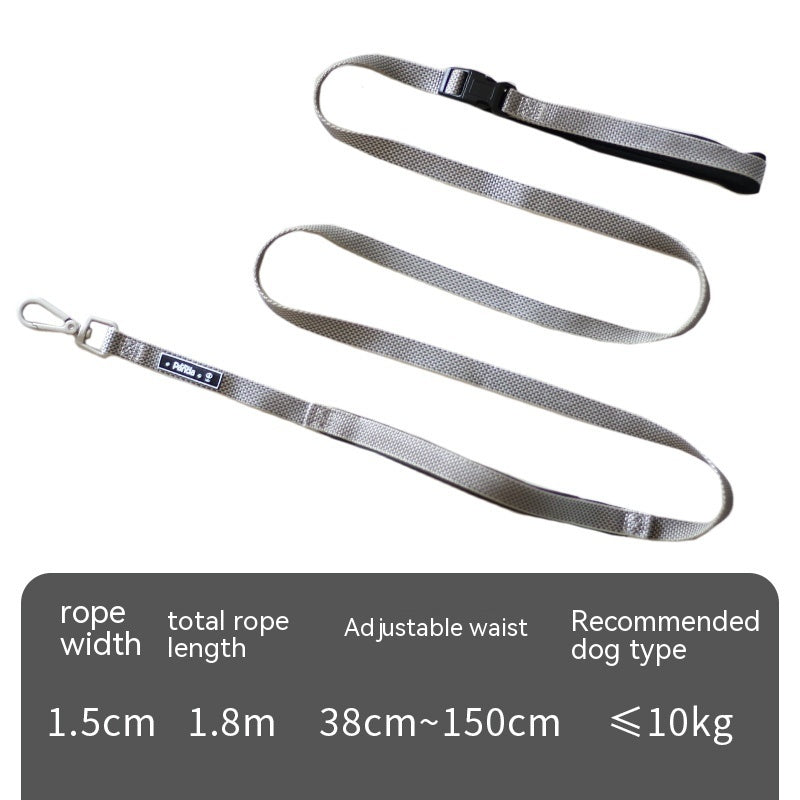 Multifunctional Pet Running Traction Leash