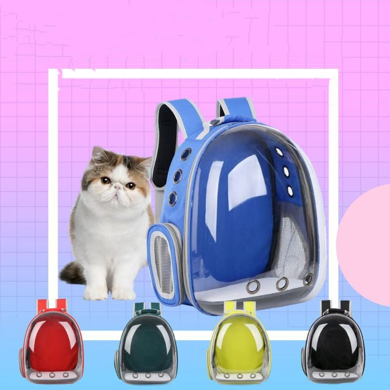 Transparent Space Pet Backpack Portable Carrier Bag