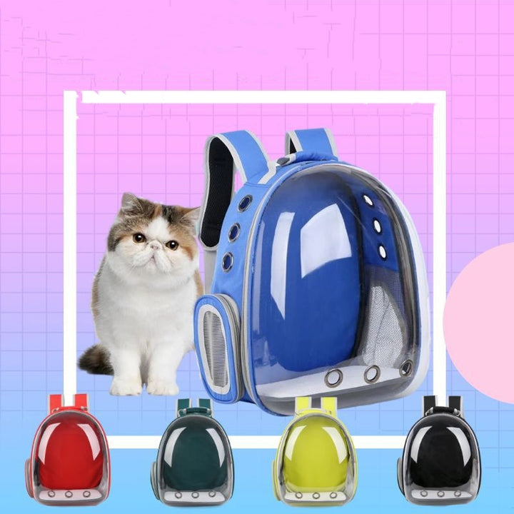 Transparent Space Pet Backpack Portable Carrier Bag