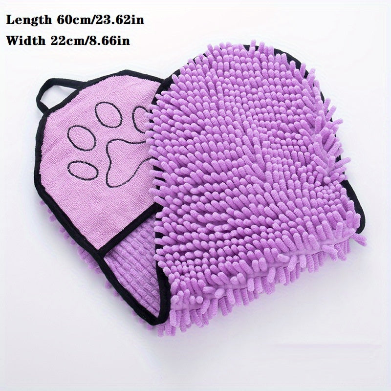 Microfiber Absorbent Quick Dry Pet Towel With Pockets