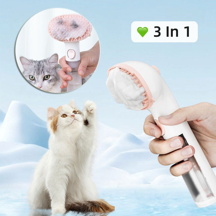 3 In 1 Pet Steam Grooming Hair Removal Comb Brush