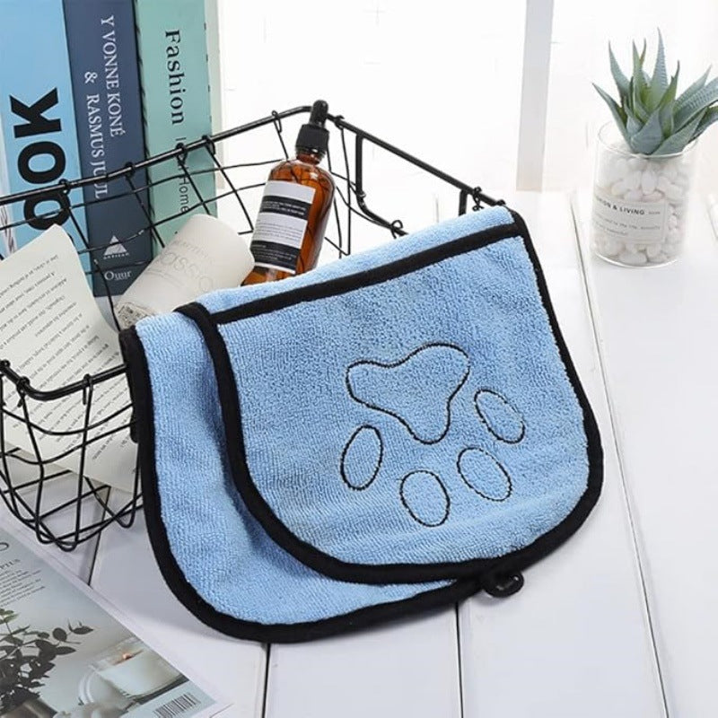 Highly Absorbent Pet Bath Towel Quick Drying Cloth