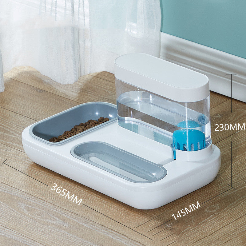 Anti Overturning Pet Automatic Drinking Fountain Feeding Bowl