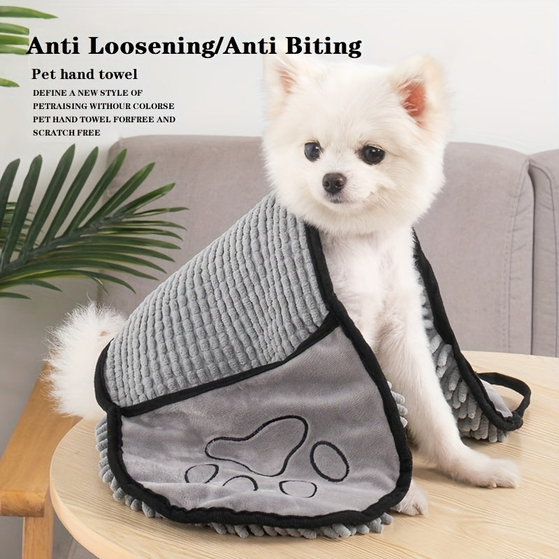 Microfiber Absorbent Quick Dry Pet Towel With Pockets
