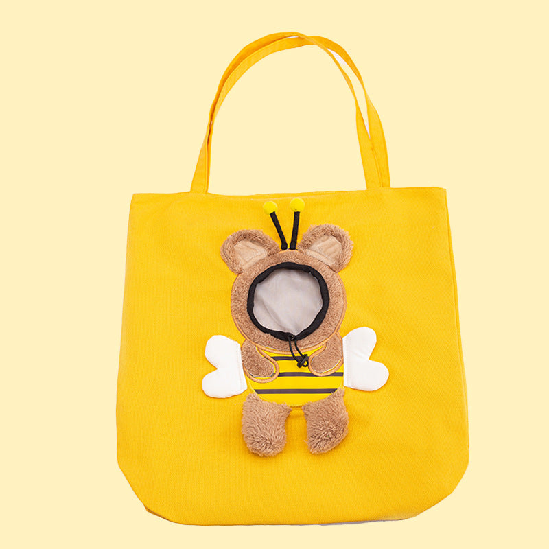Pet Animal Shaped Diaper Backpack Portable Carrier Bag