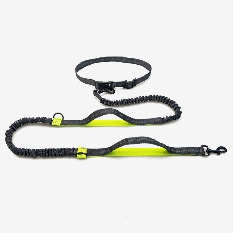 Reflective Telescopic Double Pet Leash Running Lead Rope