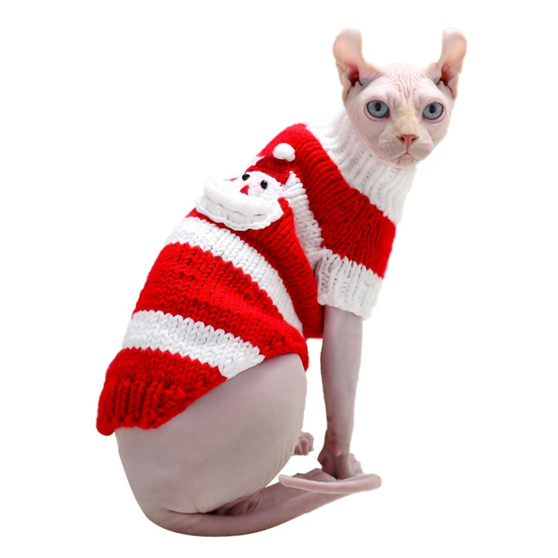 Pet Hairless Warm Sweater Clothing Apparel
