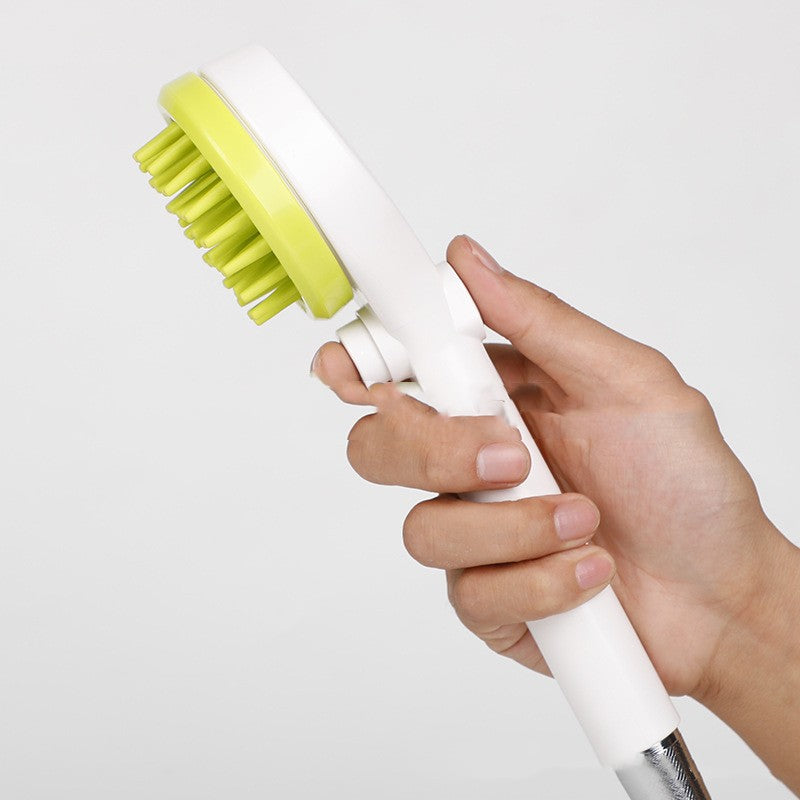 Pet Bath Massage Brush Shower Grooming Cleaning Tool