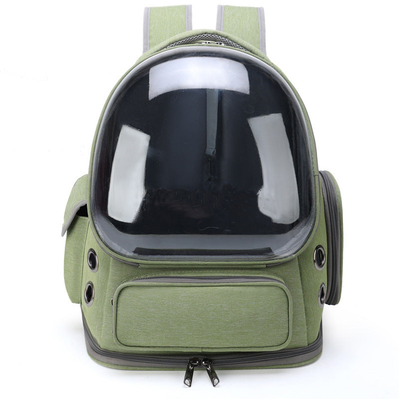 Transparent Space Capsule Pet Backpack Portable Carrier