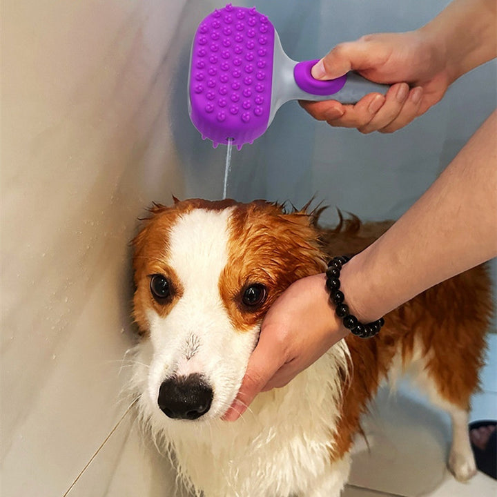 Pet Shower Brush Bath Float Hair Cleaning