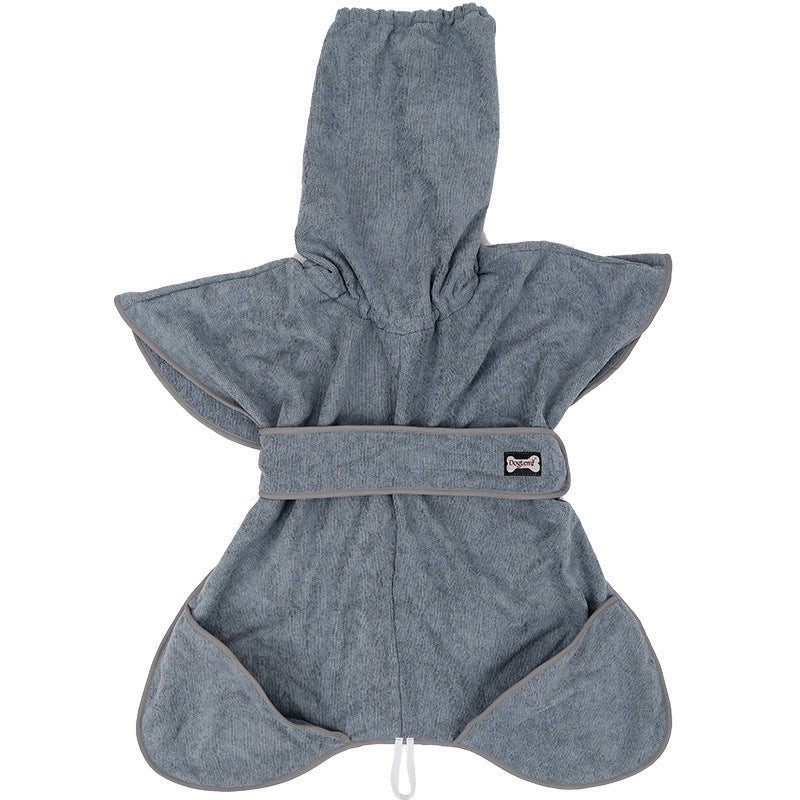 Cotton Pet Bathrobe Highly Absorbent Drying Towel
